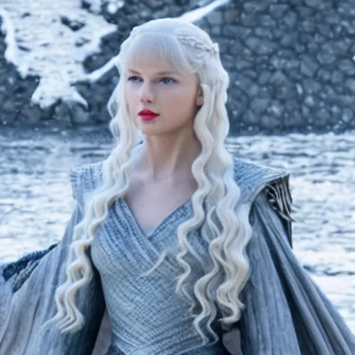 Image similar to still of taylor swift in game of thrones