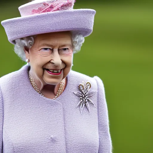 Image similar to queen elizabeth ii with a black afro, canon eos r 3, f / 1. 4, iso 2 0 0, 1 / 1 6 0 s, 8 k, raw, unedited, symmetrical balance, in - frame