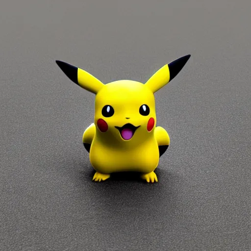 Prompt: a photo of pikachu in real life, 4K, high quality