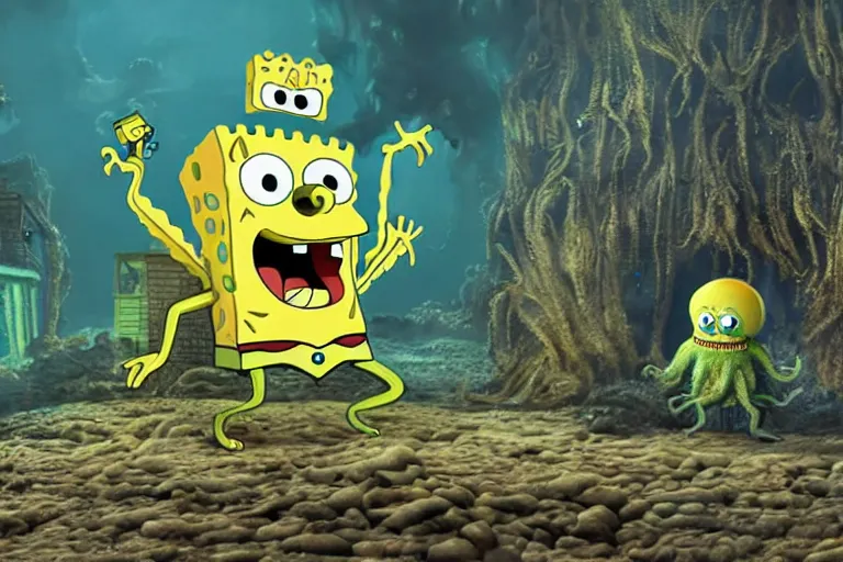 spongebob island