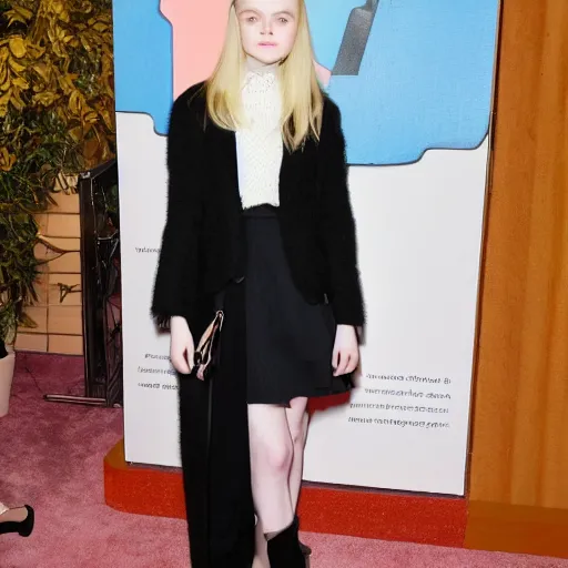 Image similar to Elle Fanning Banned Zone