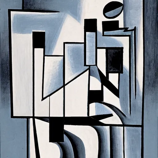 Prompt: Samuel Veksler Jazz Party Cubism