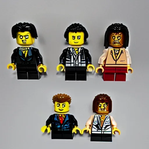 Prompt: reservoir dogs lego set