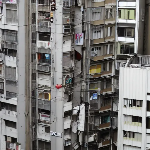 Image similar to view of inside a cramped shibuya apartment