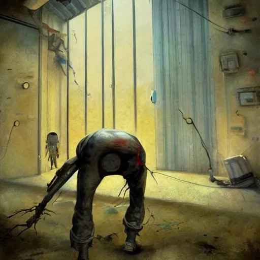 Image similar to half - life 3 concept art painting by esao andrews