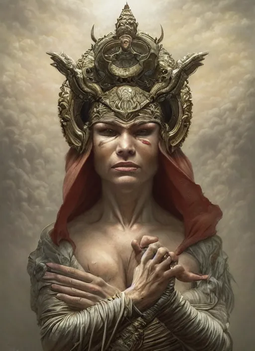 Image similar to god of suffering, elegant, highly detailed, centered, digital painting, artstation, concept art, smooth, sharp focus, illustration, artgerm, tomasz alen kopera, peter mohrbacher, donato giancola, joseph christian leyendecker, wlop, frank frazetta