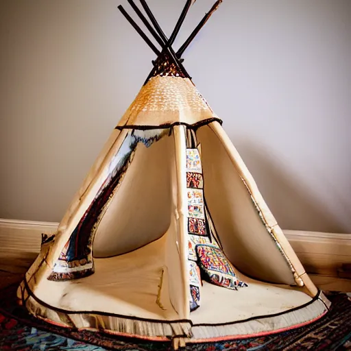 Image similar to ornate elaborate rococo tipi