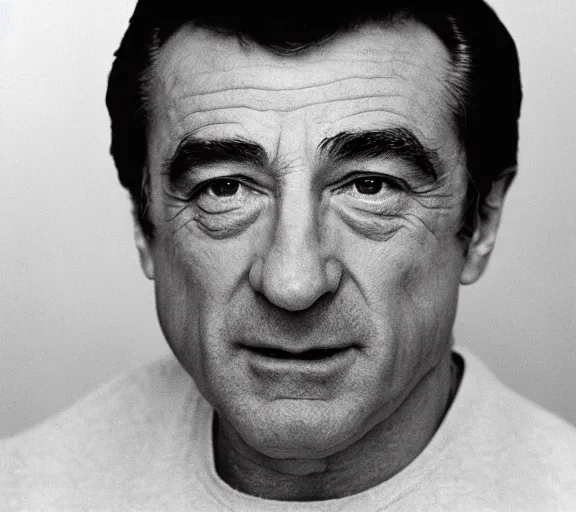 Image similar to a studio photograph of Robert DeNiro