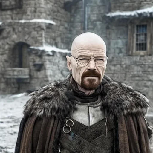 Image similar to Walter white in the game of thrones