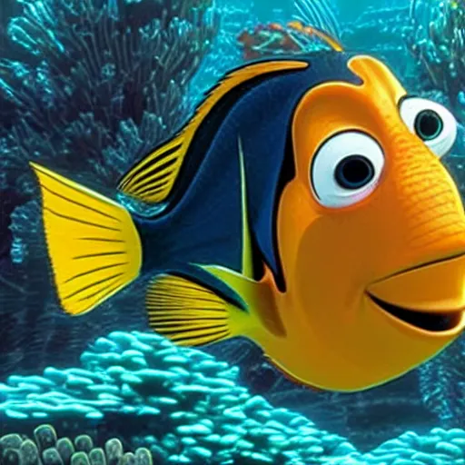 Image similar to film still of emma watson as a fish in finding nemo ( 2 0 0 3 ),