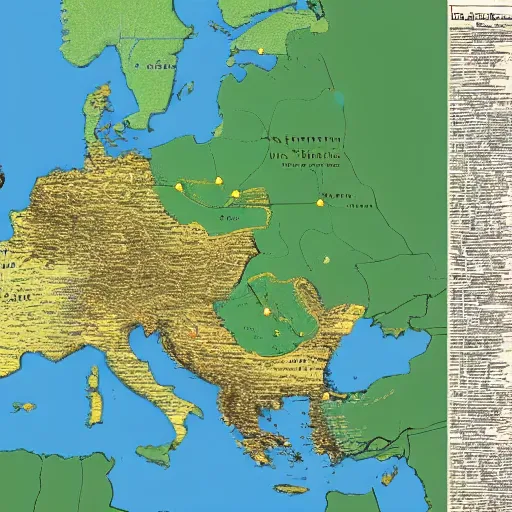 Image similar to a map where the nazis hid their gold treasure.