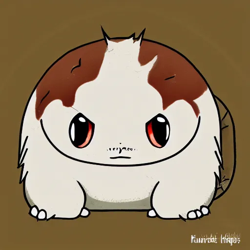 Image similar to furret, the ferret pokemon. adorable eyes, high quality and detail digital art