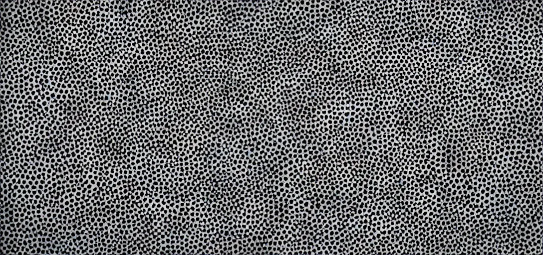 Image similar to morning sun by yayoi kusama