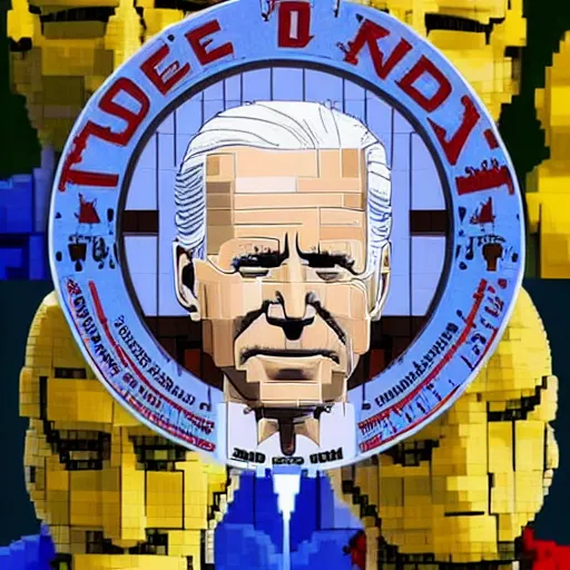 Prompt: Joe Biden made of Bionicles