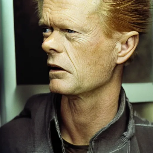 Prompt: Candid portrait photograph of Beavis, taken by Annie Leibovitz