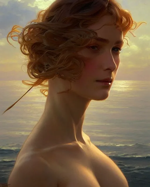 Prompt: portrait of an island made of blonde women, real life skin, intricate, elegant, highly detailed, artstation, concept art, smooth, sharp focus, art by artgerm and greg rutkowski and alphonse mucha