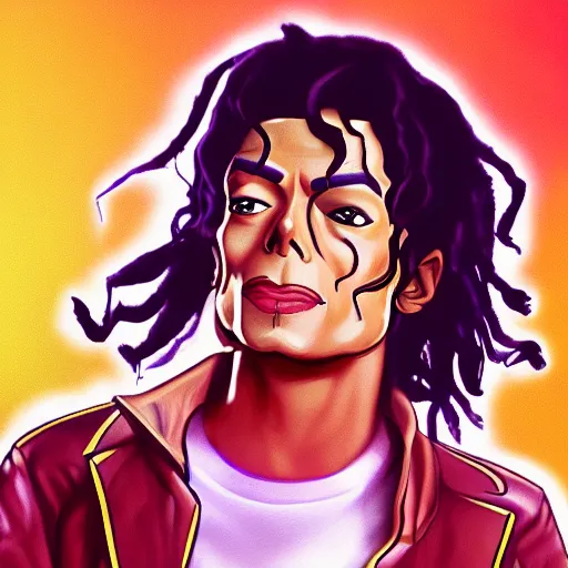 Image similar to a photo of michael jackson in the artstyle of Rick and Morty, hyperdetailed, artstation, digital art, photorealism, accurate, 8k,