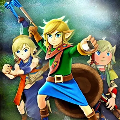 Prompt: the legend of lonk