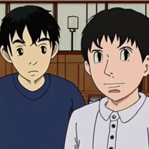 Image similar to Nathan For You, Nathan Fielder, in a studio ghibli anime, spirited away