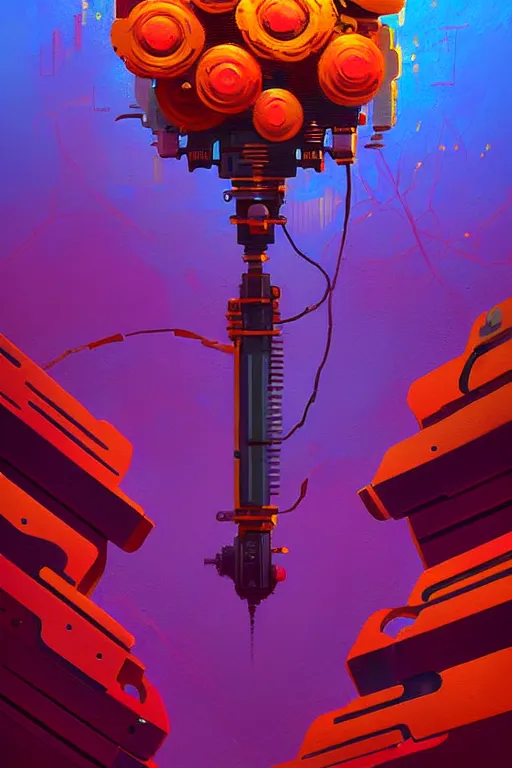 Image similar to a graph style gauche impasto oil paint flowers, steampunk art by james gilleard, cgsociety, retrofuturism, synthwave, retrowave, outrun, autumn color.