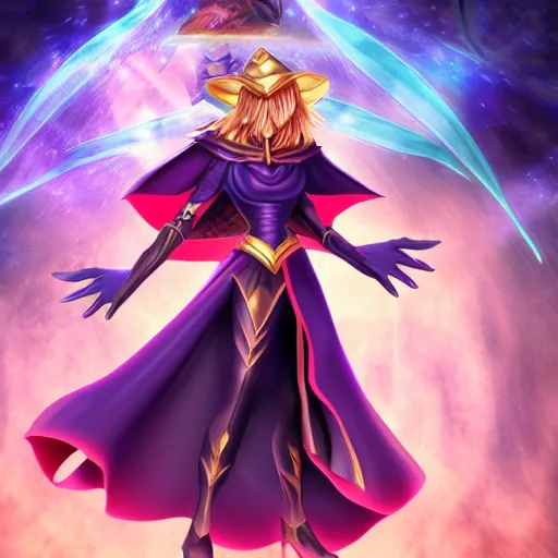 Prompt: beautiful dark magician women, full body, mystical, ultra detailed, 4 k