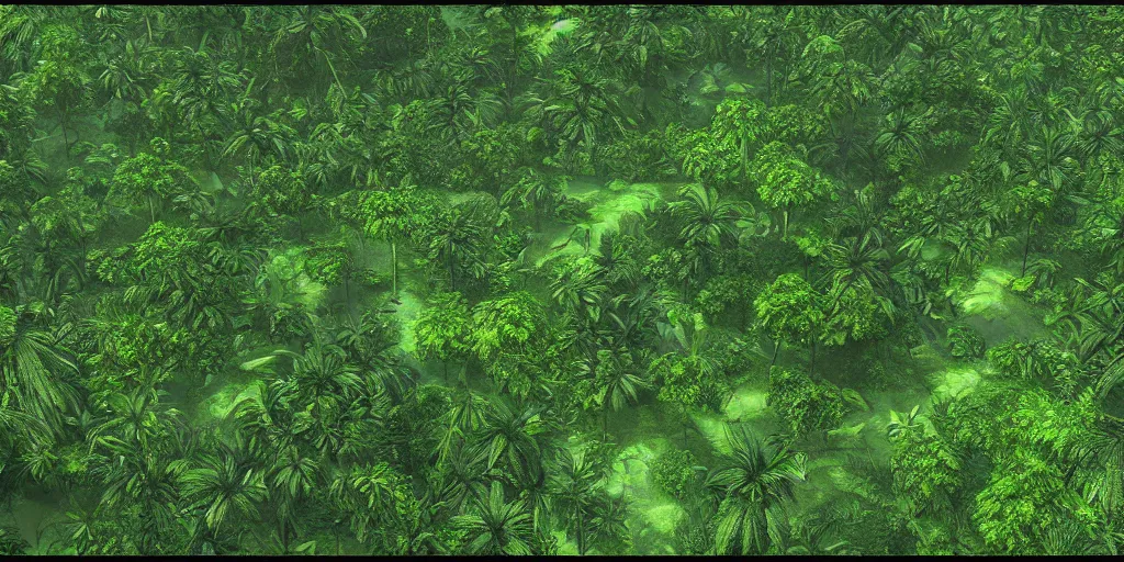 Image similar to rainforest ultrarealism
