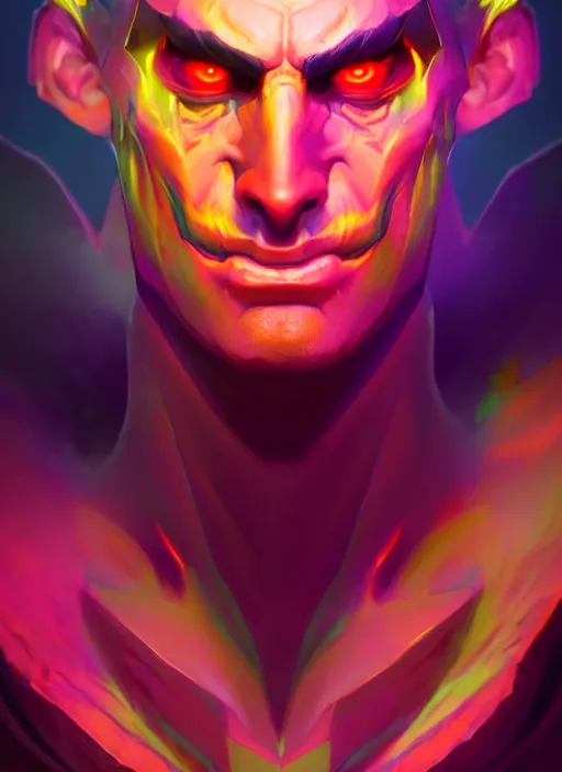 Image similar to the god hades, hellish colors, portrait, sharp focus, digital art, concept art, dynamic lighting, subsurface scattering, photoreal, trending on artstation, by emylie boivin 2. 0, rossdraws 1. 0