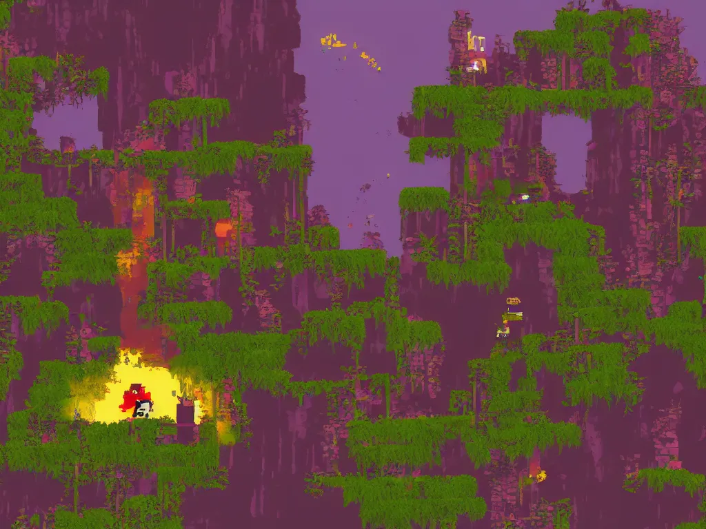 Image similar to Mandy 2018 as a PS1 game landscape