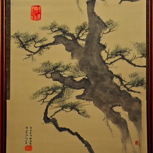 Prompt: Beginning of Autumn, traditional chinese painting