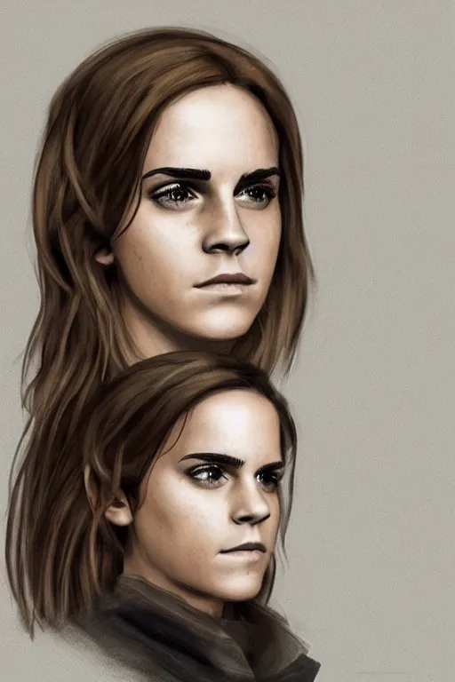 Image similar to picture of scp emma watson by scp foundation, photorealistic, horror