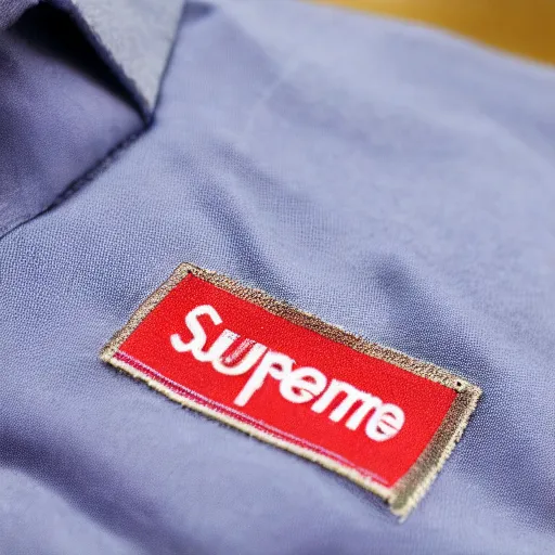 Image similar to short kid wearing a supreme shirt, detailed, studio