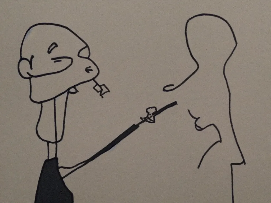 Image similar to stickman smoking bonk, profile view