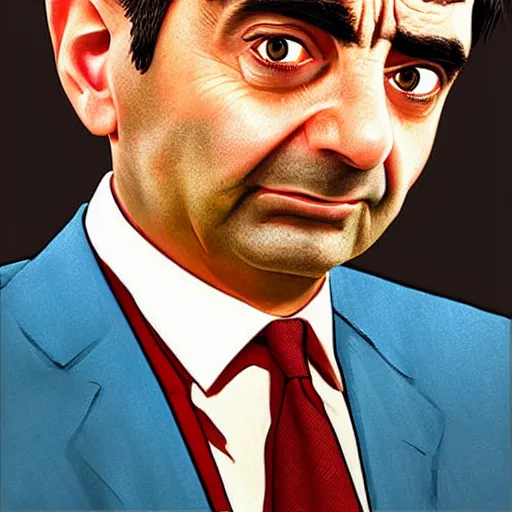 Image similar to “Mr Bean in GTA V, cover art by Stephen Bliss, Boxart, loadscreen”