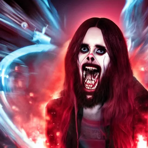 Prompt: morbius if it were a movie, with jared leto as main cast, cinematic still