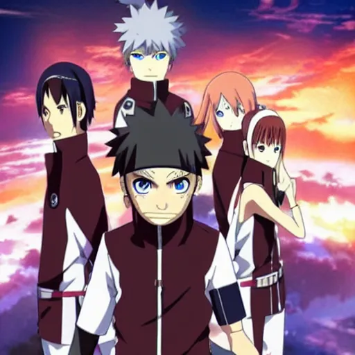 Prompt: Teen Naruto in Sword Art Online Movie Adaptation