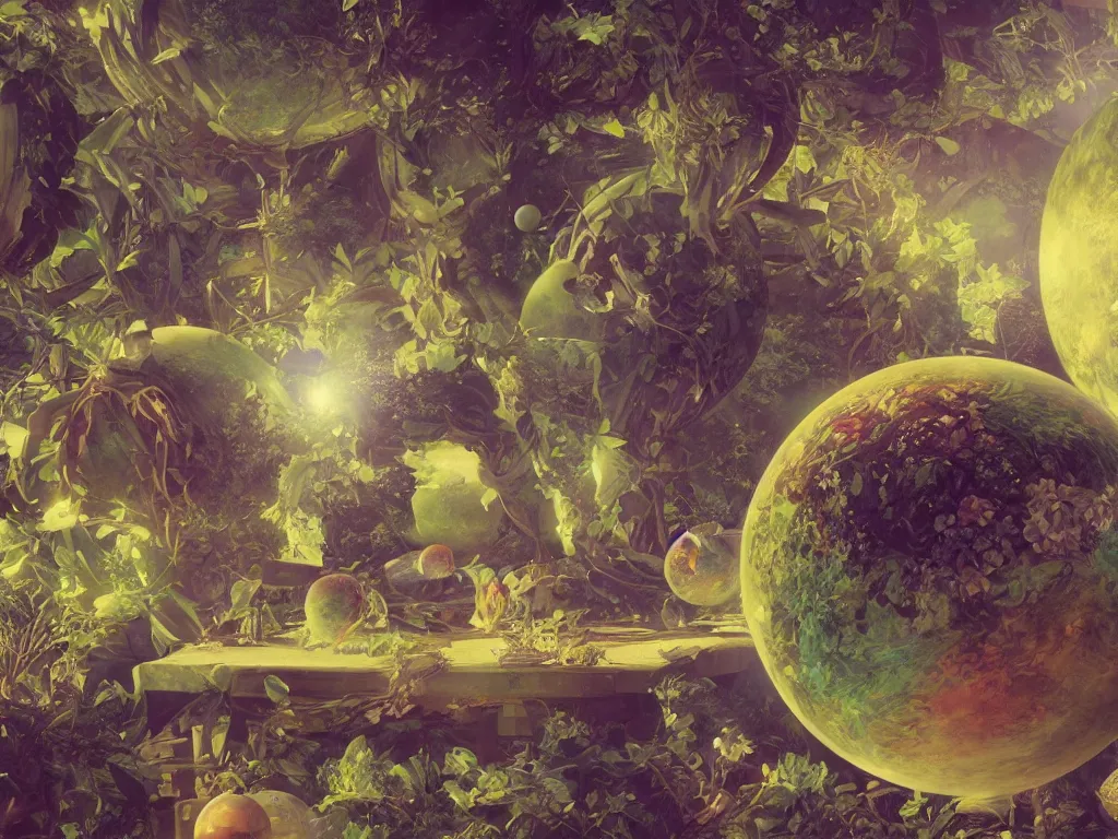 Prompt: 3 d render, sunlight study, the universe is a spheroid region 7 0 5 meters in diameter, art nouveau, by cornelis de heem and ( ( ( ( ( lisa frank ) ) ) ) ), 8 k, sharp focus, octane render