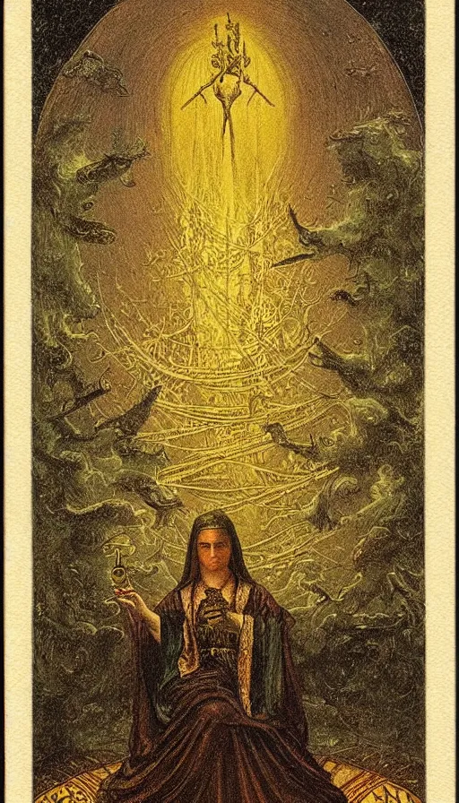 Image similar to the empress tarot by carl gustav carus