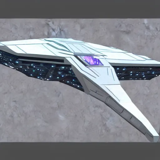 Image similar to a star wars starship concept art