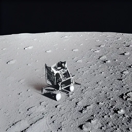 Image similar to a realistic matte painting of a disk jokey on the moon, detailed, 8 k,