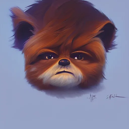 Image similar to face icon stylized minimalist ewoks, loftis, cory behance hd by jesper ejsing, by rhads, makoto shinkai and lois van baarle, ilya kuvshinov, rossdraws global illumination