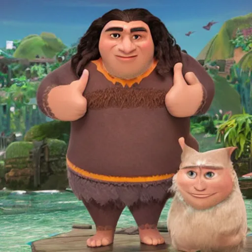 Image similar to portrait photo of harry potter in moana, color, studio lighting