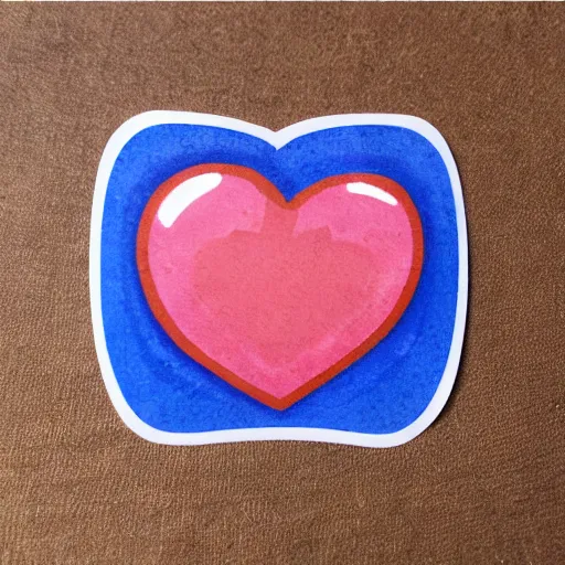 Image similar to cute realistic heart sticker