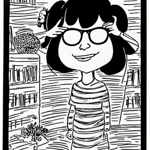 Image similar to mafalda by quino,