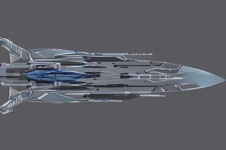 Prompt: top down view of a futuristic jet fighter, very symmetrical, in blueprint style, in the style of will burns, mecha inspired, robotic, highly detailed, artstation, pinterest, deviantart, very realistic, unreal engine