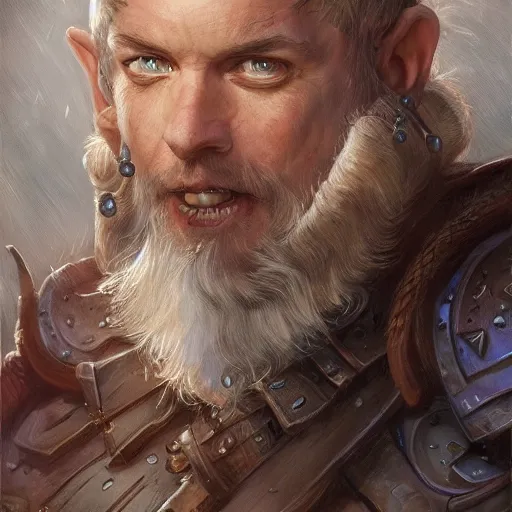 Prompt: Linus Tech Tips as a fantasy D&D character, portrait art by Donato Giancola and James Gurney, digital art, trending on artstation