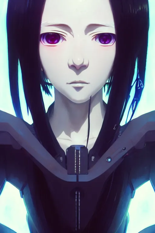 Prompt: portrait Anime cyborg non girl, cyberpunk, holy church cute-fine-face, white-hair pretty face, realistic shaded Perfect face, fine details. Anime. realistic shaded lighting by Ilya Kuvshinov katsuhiro otomo ghost-in-the-shell, magali villeneuve, artgerm, rutkowski, WLOP Jeremy Lipkin and Giuseppe Dangelico Pino and Michael Garmash and Rob Rey