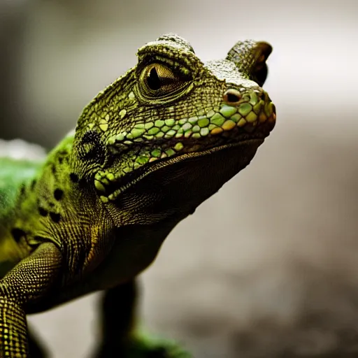 Image similar to A Movie Still of A Lizard In Lizard-Themed Armor, Realistic, 8k, exquisite detail, cinematic