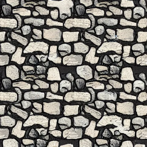 Image similar to stone floor texture, cartoon style, hand painted