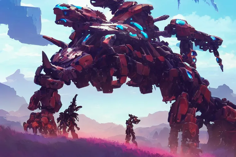 Image similar to scorcher machine mecha animal beast robot of horizon forbidden west horizon zero dawn bioluminiscence, behance hd by jesper ejsing, by rhads, makoto shinkai and lois van baarle, ilya kuvshinov, rossdraws global illumination