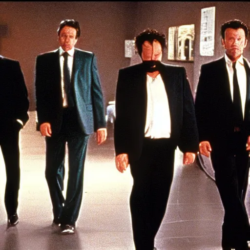 Image similar to A film still of Orson Welles in Reservoir Dogs (1992)